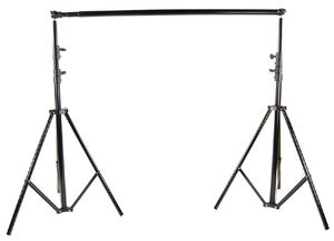 Fotografia fotografica Freeshipping 2.8m * 3m / 9ft * 10ft Supporto per fondale in metallo Sistema di supporto per sfondo + Kit custodia per borsa da trasporto