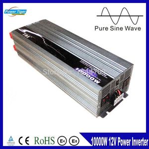 Freeshipping 10000watt Car Auto Pure Sine Wave Inverter DC12V do AC220V Converter Surge (Peak Power 20000 W) do generacji słonecznej / wiatru