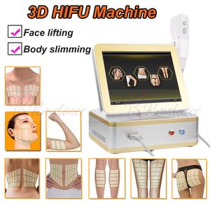 Portable 3D HIFU Machine Facial Wrinkle Skin Rejuvenation Machine Body Slimming Face Lifting Anti-aging Beauty spa salon use Equipment