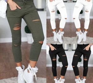 Nuove donne moda sottile foro sportivo leggings fitness tempo libero piedi sportivi pantaloni della tuta pantaloni cavi 9 colori