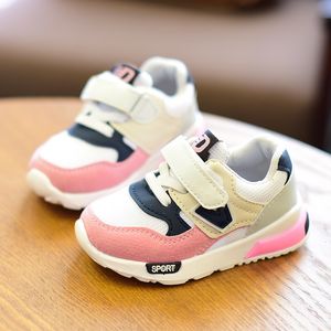 1-6 Yıl Çocuk Sonbahar Kış Moda Nefes Erkek Kız Anti-kaymaz Sneakers Bebek Ayağı İç Uzunluğu 13.5-18 cm Toddler Spor Ayakkabı