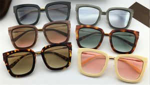 Оптово-Новые моды дизайнер женские солнцезащитные очки 573 квадратная рамка Простой популярный стиль продажи высочайшего качества UV400 защитные очки