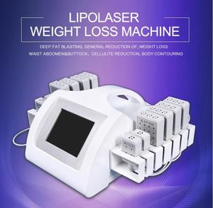 Bantmaskin 2022 Dual Wave Length 650nm 980nm LIPO LASER MASKINDiod 12 Kuddar Fettreduktion för salonganvändning