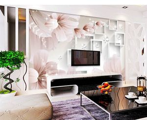 Photo Wallpaper d Fantasy Flower D Stereo Box Living Room Bedroom Background Wall Decoration Wallpaper