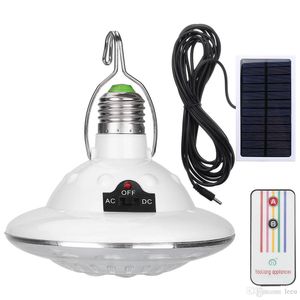 Wasserdichte 22 LED Solar Licht Outdoor Garten Licht Solarbetriebene Hof Wandern Zelt Camping Hängelampe Fernbedienung UFO Lampe