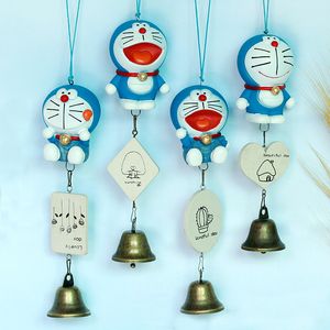 Japanese Style,Doraemon Wind Chime,Cartoon Blue Fat Man,Animation Resin Handicraft,Home Windowsill Decoration,Gifts To Friends