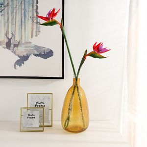 3 ПК/лот 80 см высокий симулятор PU Flower Seell Small Bird of Paradise Bird для домашнего украшения показывать фотография Prop Court Mabrining Fake Flowers