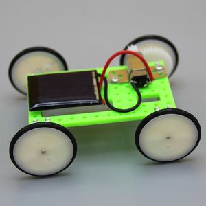 MINI model samochodu słonecznego DIY Handmade Car Toy Dzieci Ochrona środowiska Technologia Gadżet