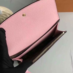 Popolare 9 colori uomo donna pelle Business Hasp portafoglio signora borsa classica Borsa porta carte sfumata di colore Portamonete 15x10 cm con scatola