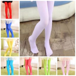 Toddler Leggings Kids Designer Velour Clothing Ballet Dance PantyHose Candy Färg Tights Skinny Pants Strumpor Modebyxor YP5395