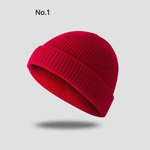 Moda-Avrupa ve Amerikan Moda Beanie Sokak Örme Kış Erkekler ve Kadınlar Şapka Yeni Caps