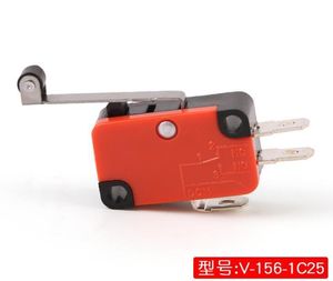V-156-1C25 Micro Switch Dźwignia Długie Zawias / Dźwignia Ramię / Roller NO + NC 100% Brand New Chomary Limit Micro Switch Spdt Snap Action Switch