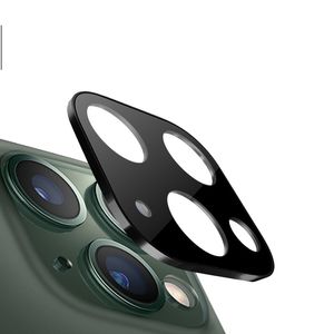 Kamera Lens koruyucu temperli cam iPhone 11 Pro 11 Pro Max Titanyum alaşım tam kapak ile 100 adet / grup
