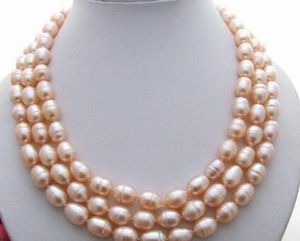 Perla De Mar Natural Australiana al por mayor-encanto del mar del sur de Australia collar de mm naturales perla de oro rosa de K ir