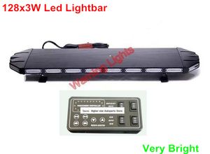 Helle 120 cm 3 W LED-Röhren-Warnlichtleiste für Autos, Polizei-Notlichtleiste, Krankenwagenbeleuchtung, Feuerlichtleiste mit Controller, Aluminiumgehäuse, wasserdicht IP67