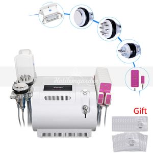 Ny professionell 5in1 Cavitation RF Radio Frekvens Fat Cellulite Borttagningsbehandling VCUUM Simming Machine Freeze Laser Maskin Viktförlust