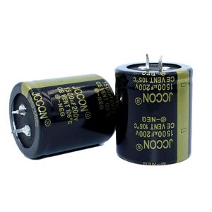 JCCON Thick-foot Electrolytic Capacitor 200v1500uf Volume 35x40 Inverter Power