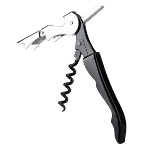 Garrafa de Vinho Saca-rolhas Abridor de aço inoxidável abridor Faca Pull Double Tap articulada Corkscrew do metal Vinho Tinto Beer abridores GGA3349-3