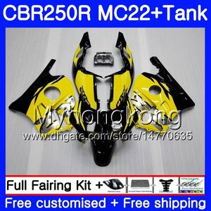 注射+タンク用Honda CBR 250RR CBR250RR 90 91 92 93 94 263Hm.5 CBR250RR 1990 1990 1990 1990 1991 1991 1991 1990 1991 1991 1991 1994 1994 1994イエローブラックホットフェアリング