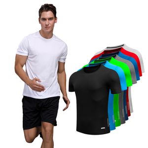 Shirt Homme Running Designer Quick Dry T-Shirts Slim Fit Tops Tees Sport Men 's Fitness Gym T Shirts Muscle Tee
