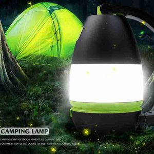 Bordlampor 3 i 1 LED tältlampa Campinglampa Nödljus Hem USB Uppladdningsbara bärbara lykta möbler ZZA2336