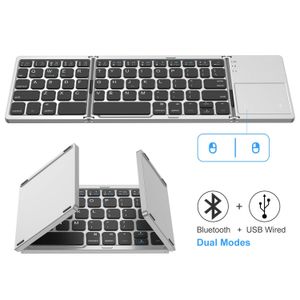 portable mini foldable Bluetooth Wireless Keyboards with Touchpad Mouse for Windows,Android,ios,Tablet ipad,Phone gaming keyboard