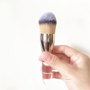 Trish Mcevoy Pointed Foundation Brush - Cabeça grande Cobertura completa Flawless Foundation Brush Brush Blender Tool