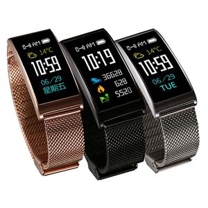 X3 Smart Sport Bracciale Orologio da polso per pressione sanguigna Avviso messaggio IP68 Impermeabile Pedometro Fitness Tracker Smart Watch per iPhone Android