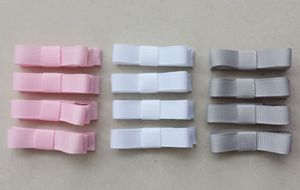 Çizgili tüm sarılı Şerit Timsah klip Firkete şapkaya 40pcs FJ3213 ile Kız 2inch Mini Saç Bow klip aksesuarları