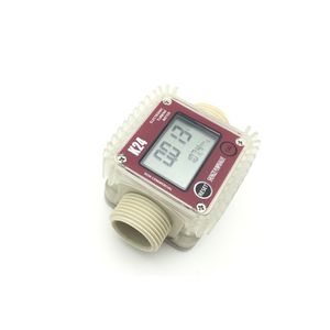 Freeshipping K24 LCD Türbin Kimyasallar Su Deniz Ayarı için Dijital Dizel Yakıt Akış Ölçer