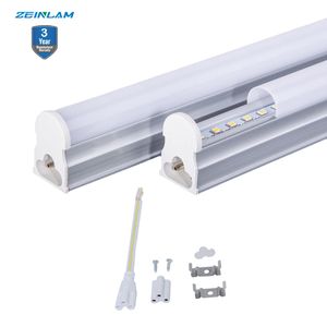 T5 Tube Lights 4FT LED-rör SMD 2835 LED-fluorescerande ljusrör Varm Natrual Cool White AC85-265V Shop Light LED-lampa