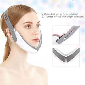 Massaggiatore per il sollevamento del viso intelligente Rechageable Natural V Face Cheek Chin Lifting Tight LED Light Therapy Macchina dimagrante per il viso