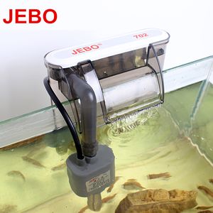 Jebo External Filter 3w Waterfall Aquarium Filter Pump Tank Wall Hanging Aquarium Surface Skimmer Increase Oxygen 702