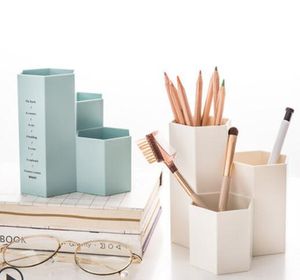 İskandinav yaratıcı ev ofis masaüstü süslemeleri süsler çalışma geometri kalem tutucu el sanatları kişilik küçük mobilyalar