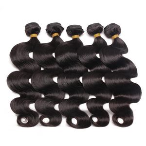 BeautyStarQuality Högkvalitativa Kroppsvåg Deep Wave Loose Curly Brazilian Virgin Human Hair Indian Remy Hair Extensions