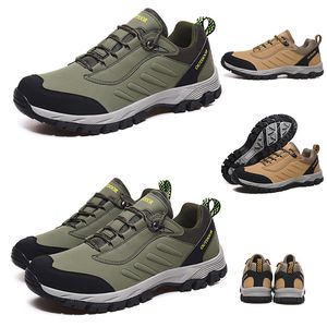 Partihandel Högkvalitativa män Running Skor Olive Green Khaki Grå Utomhusskor Mens Trainer Sport Sneakers Hemlagad Märke Made In China