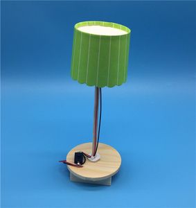 Pupils diy desk lamp round-bottomed night light small invention science small production experiment material physics class