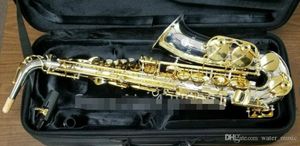 Wholesale sax for sale - Group buy Jupiter JAS SG New Eb Alto Saxophone Brass Nickel Plated Body Gold Lacquer Key E flat Music Instruments Sax