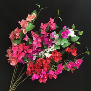 Silk Bougainvillea Glabra Climbing Bougainvillea Flower Artificial Bougainvillea Tree Branches 31.5" six Colors for Wedding Centerpiece