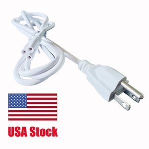 Wholesale wire accessories for sale - Group buy led accessory wire T5 T8 Connector Cable Power Cords with on off switch power three proung Pin plug Extension Cord