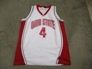Billig anpassad vintage Ohio State Buckeyes basket Jersey OSU Stitched Anpassa valfritt nummer Namn Män kvinnor Youth XS-5XL