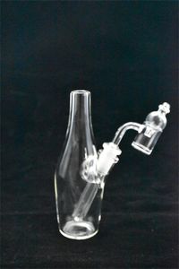 Glass hookah flat beaker bong smoking pipe, factory direct price concessions