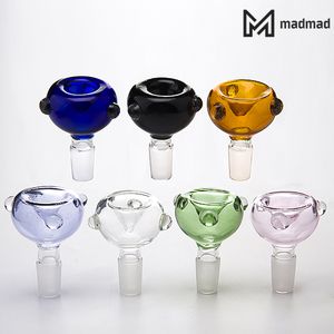 ドライハーブホルダー喫煙ガラスボウルスライド14mm18mm男性ジョイント接続OD