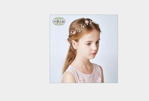 Originalmente projetado princesa grinalda hairband infantil jóias pano arte fita cocar NOVO