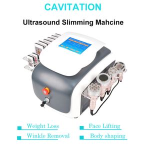 6 i 1 kavitation rf vakuum lipo laser kropp bantning 6 stora lipo laser kuddar 2 små lipo laser kuddar viktminskning fett borttagning skönhetsutrustning