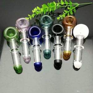 Tubos côncavos de vidro único de vidro colorido atacado bongs bongs burner pipes tubulações de água plataformas fumar