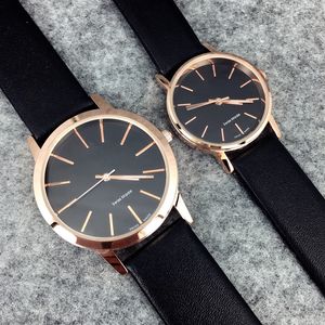 2020 Mode Kvinnor Classic Watch Äkta Läder Armbandsur Gentleman Quartz Hign Quality Japan Movement Clock Drop # 88