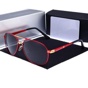 Brand Designer Custom Made Classic Sunglasses Sun Glasses Aviation Men Polarized Sunglasses with original box