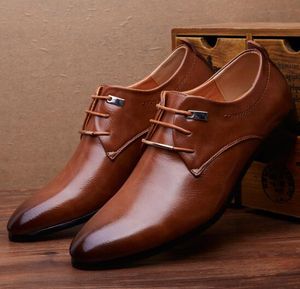 Mens negócio escritório genuíno sapatos de couro cavalheiro desenhador festa de casamento preto sapatos de marrom grande respirável vestido grande tamanho grande