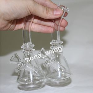 Bincher de vidro de vidro Bong Dab Rig PERC Filtros de água inebriante Bongos Bongs quartzo Banger Bow